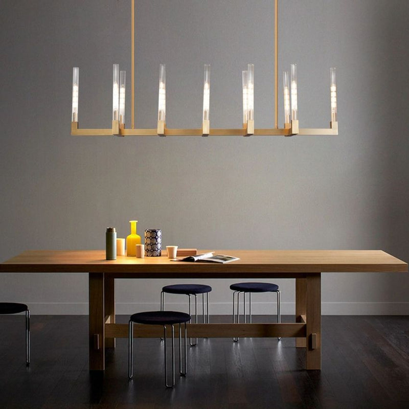 Cannel Linear Chandelier 67''