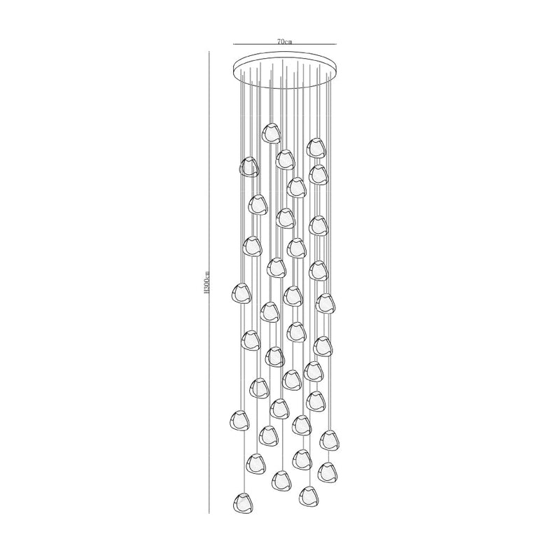 Cherry Crystal Pendant Lamp