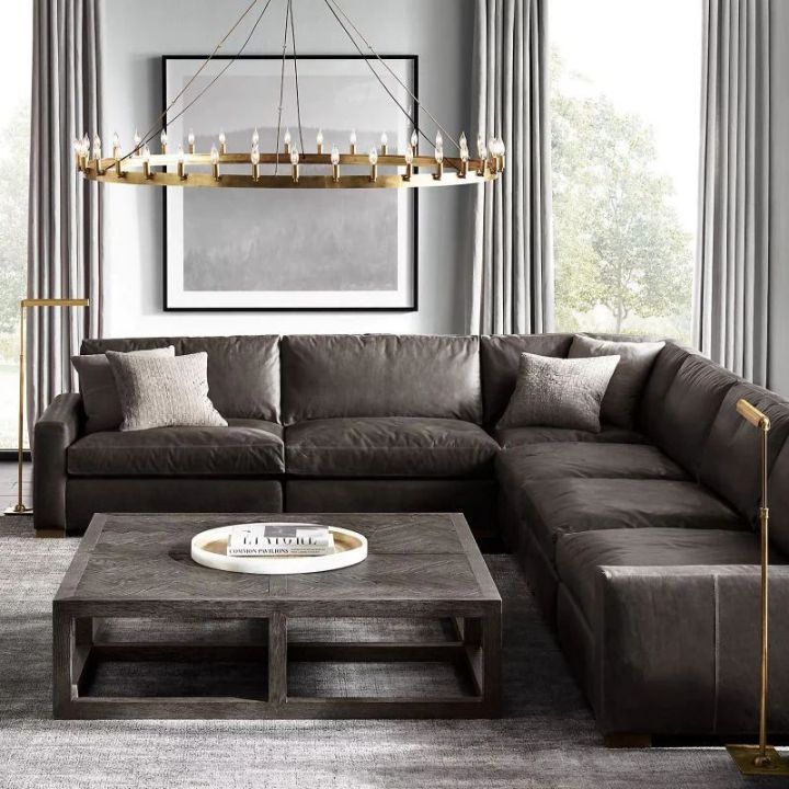 Camilo Vintage Candelabra 2-Tier Round Chandelier 50''D