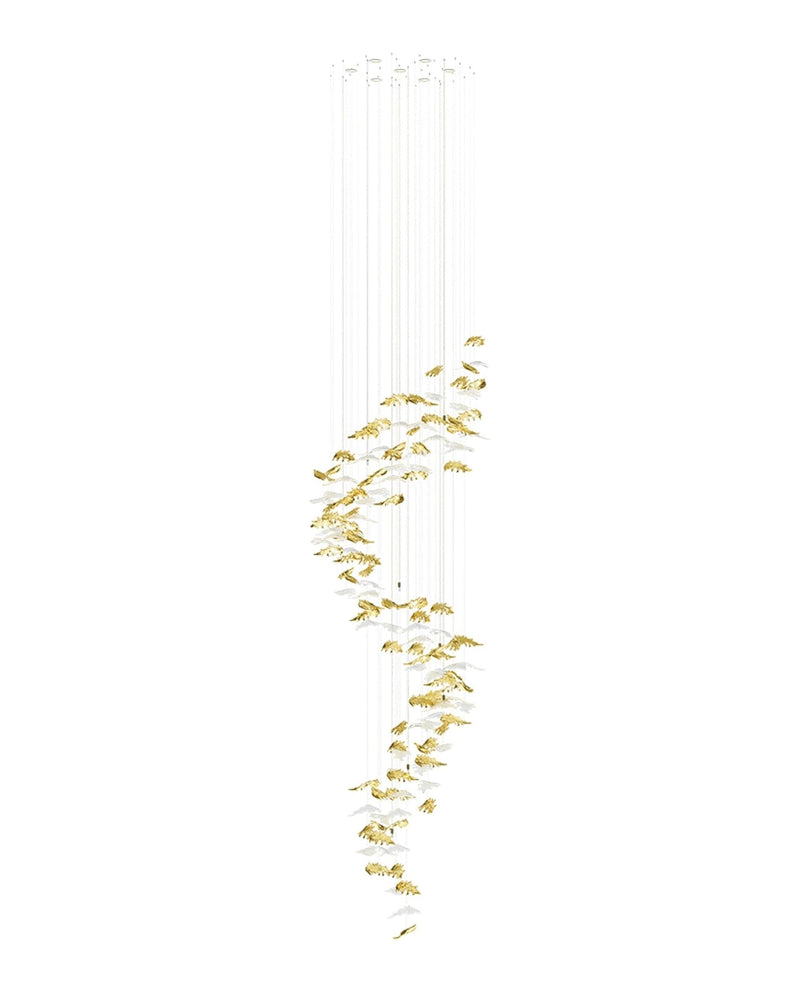 Flying Leaves Chandelier