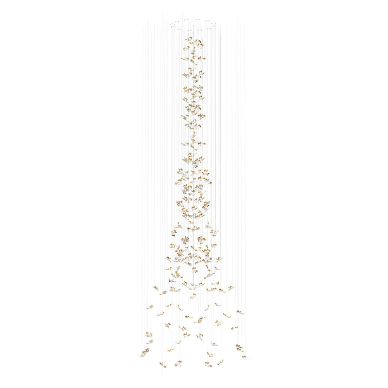 Frosted Petals Frozen Chandelier