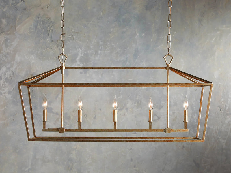 Garnet 41" Rectangular Chandelier