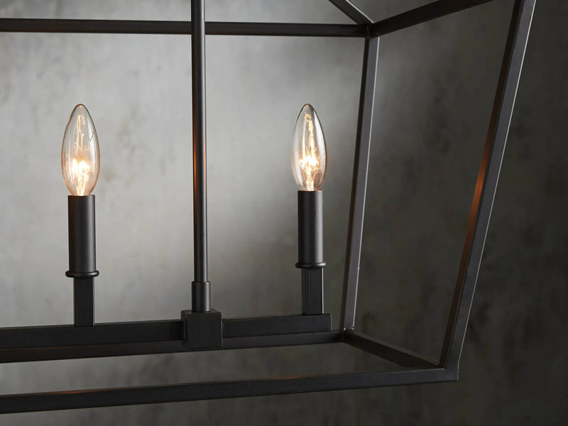Garnet 41" Rectangular Chandelier