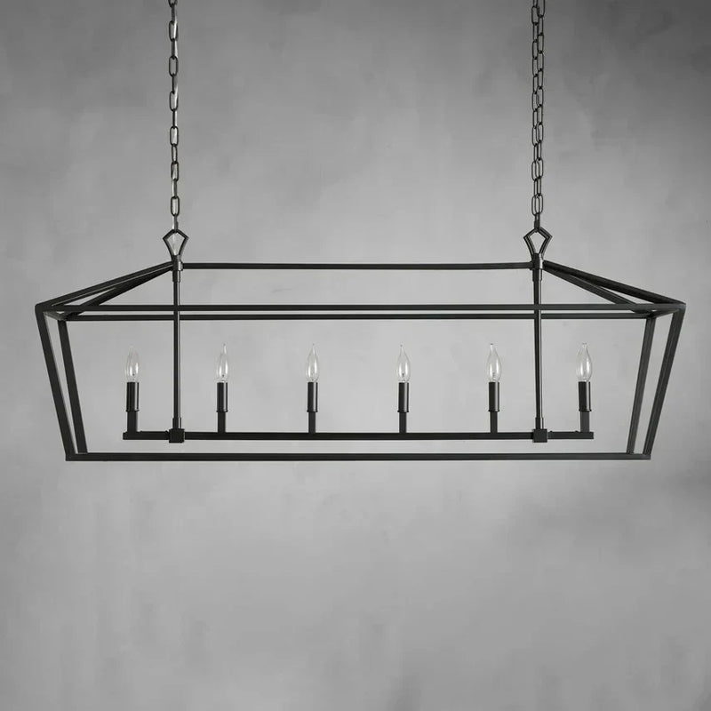 Garnet 54" Rectangular Chandelier