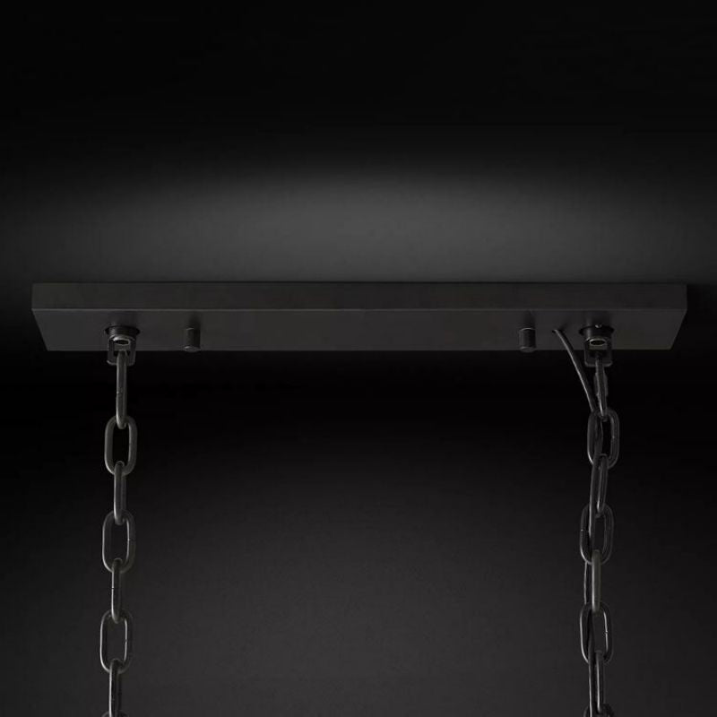 Harley Crystal Rectangular Chandelier 42''