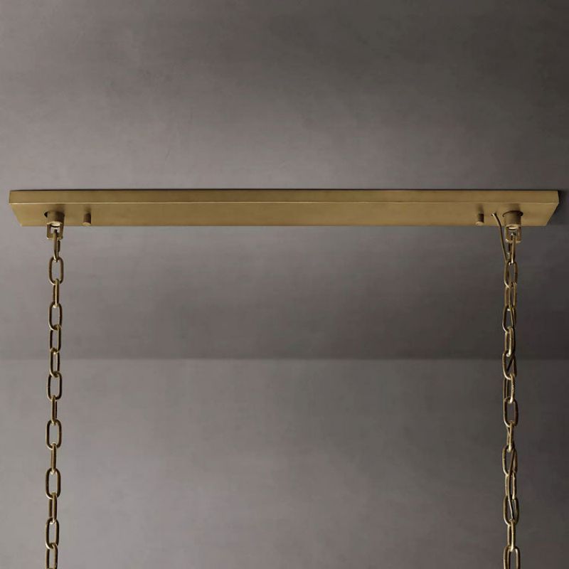 Harley Crystal Rectangular Chandelier 42''