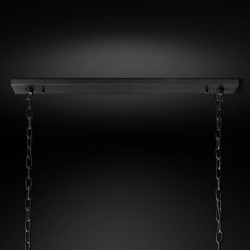Harley Calcite Rectangle Chandelier 61''