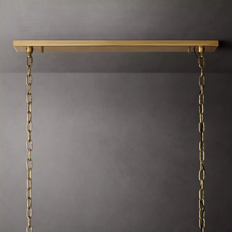 Harley Calcite Rectangle Chandelier 42''