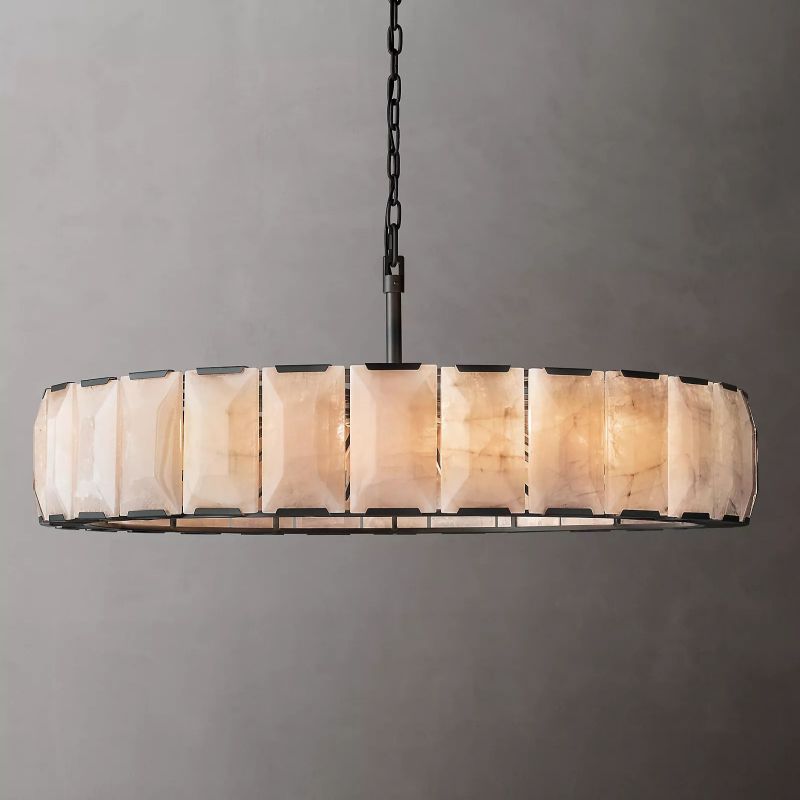 Harley Calcite Round Chandelier 60''