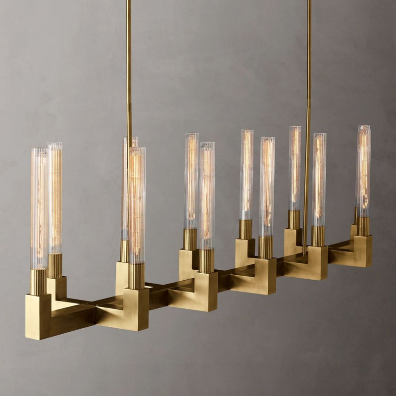 Cannel Linear Chandelier 67''