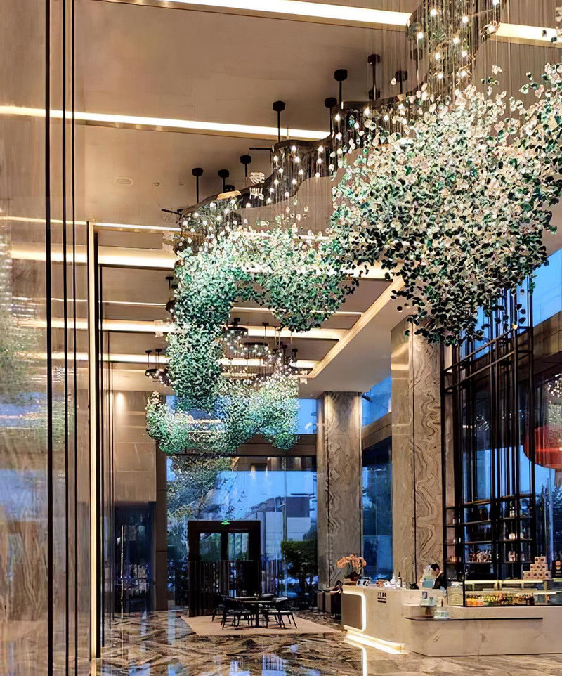 Crystal Stone Chandelier