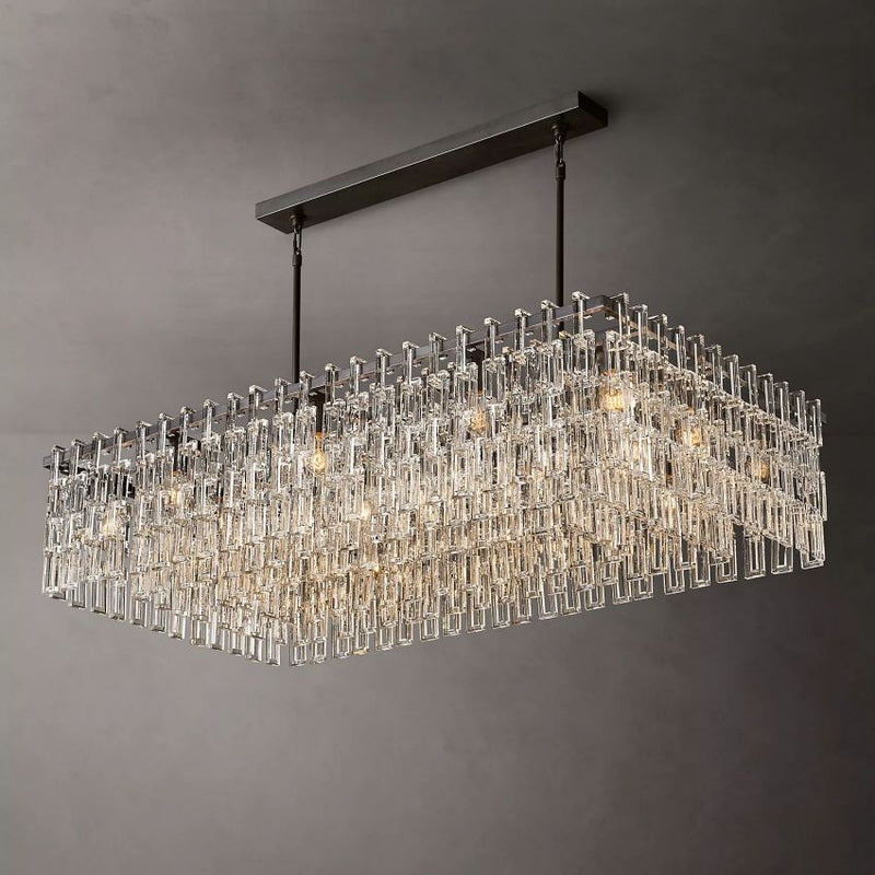 Nigel Rectangle Chandelier 62''W