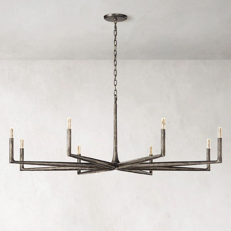 Avarit Forged Round Chandelier 72''