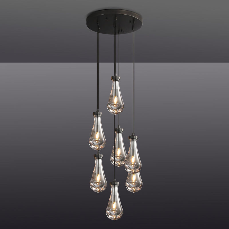 Raindrop Round Chandelier 18''