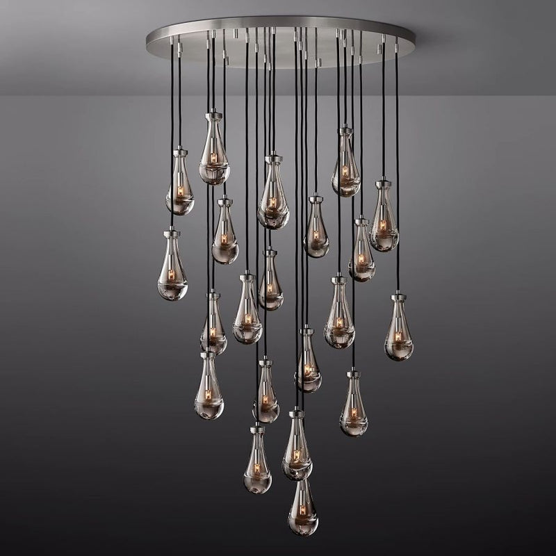 Raindrop Round Chandelier 47''