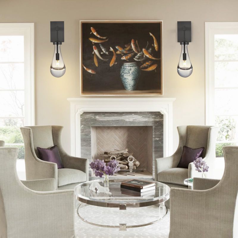 Raindrop Sconce Rod & Cord