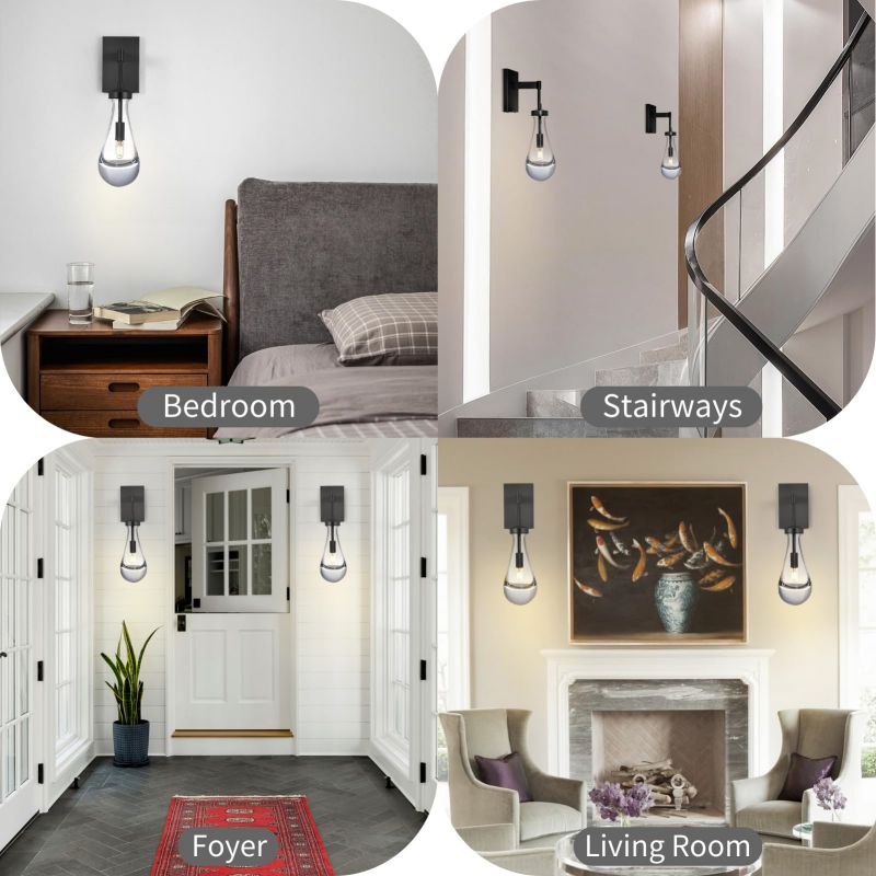 Raindrop Sconce Rod & Cord