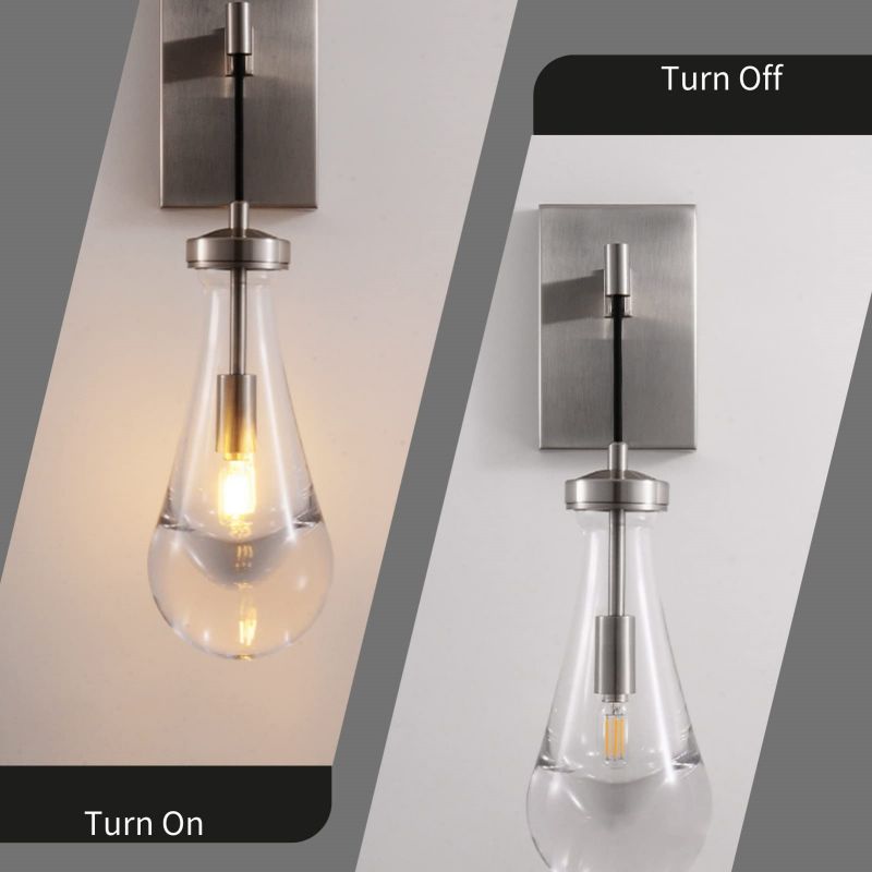 Raindrop Sconce Rod & Cord