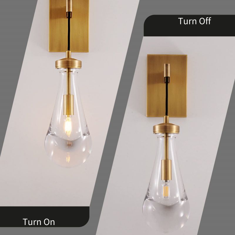 Raindrop Sconce Rod & Cord