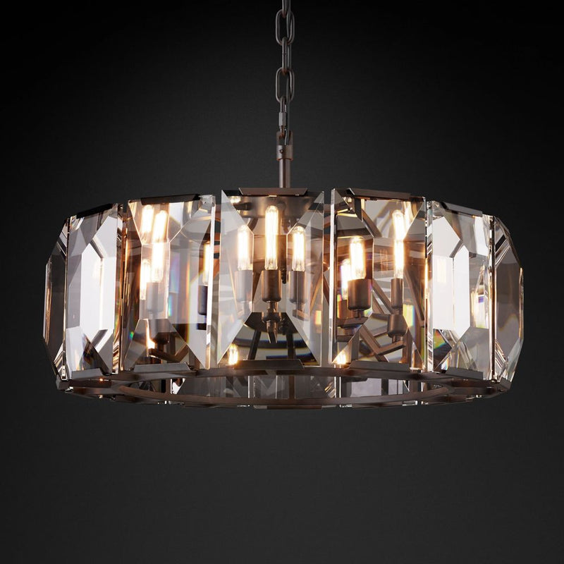 Harley Crystal Round Chandelier 31''