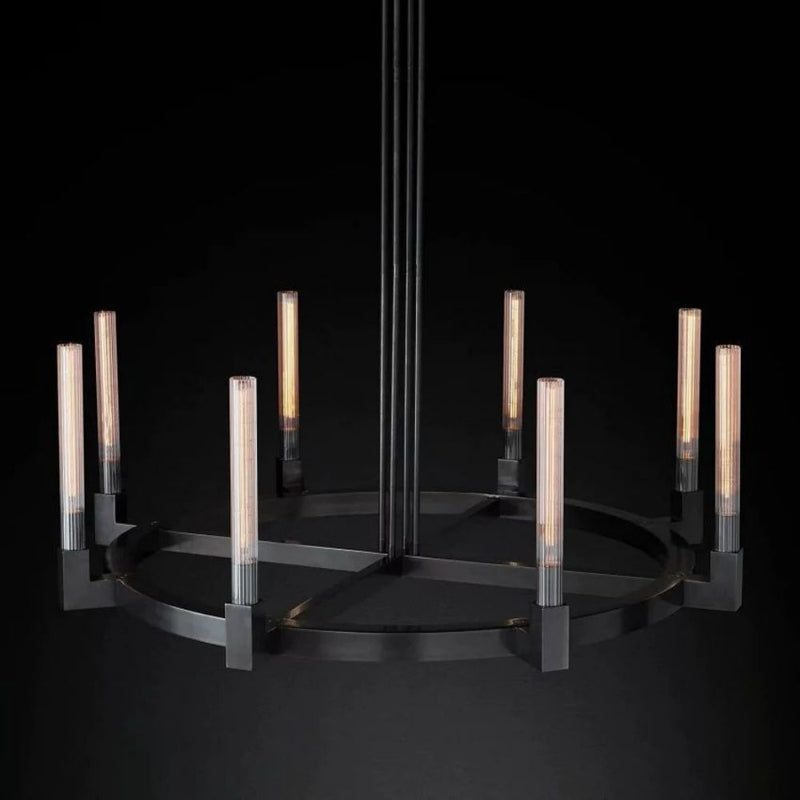Cannel Round Chandelier 48''