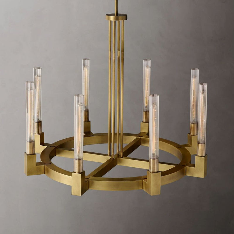 Cannel Round Chandelier 36''