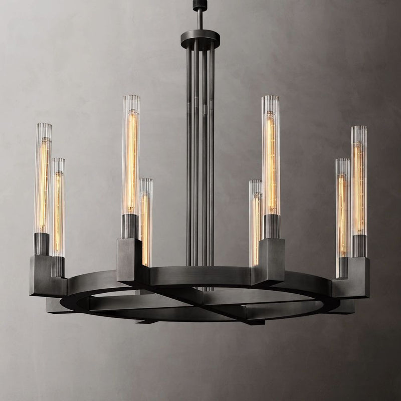 Cannel Round Chandelier 36''
