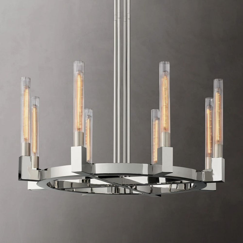 Cannel Round Chandelier 36''