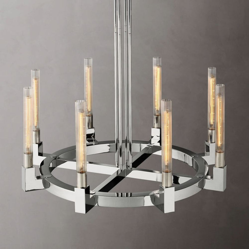 Cannel Round Chandelier 36''