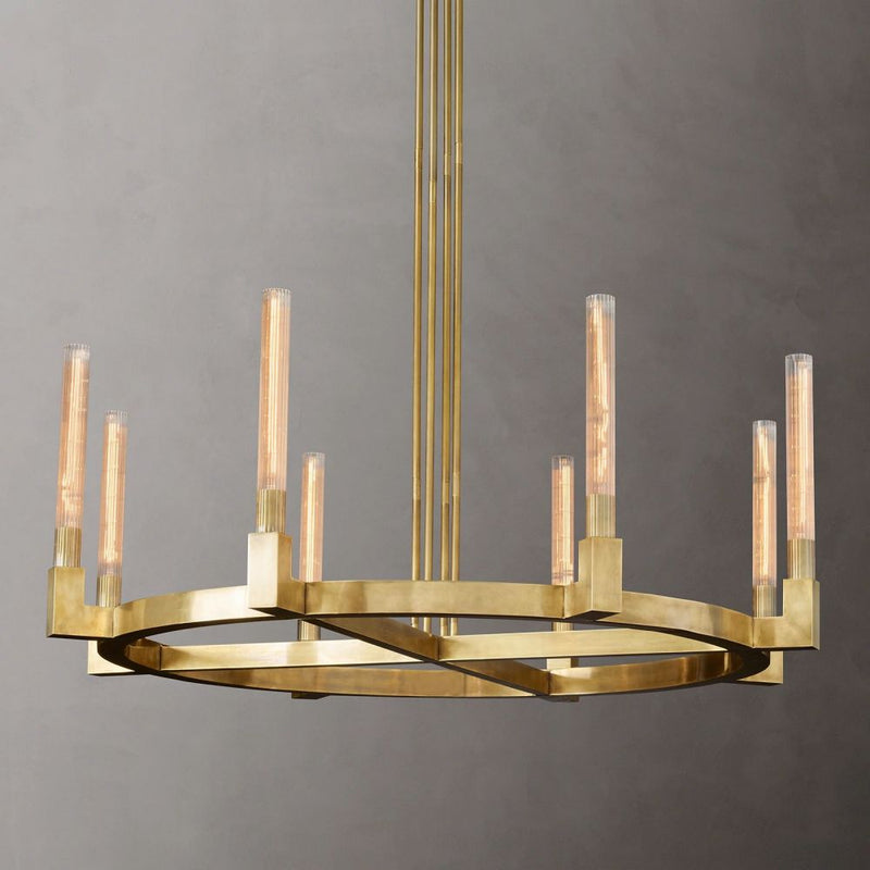 Cannel Round Chandelier 48''