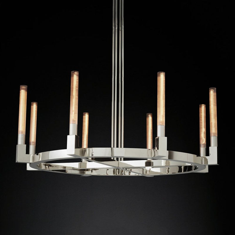 Cannel Round Chandelier 48''
