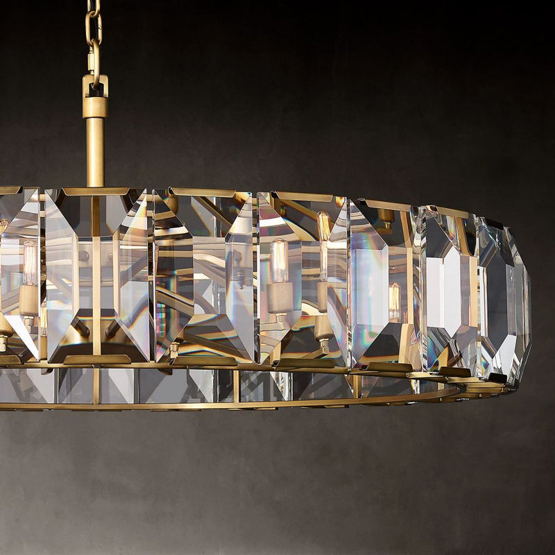 Harley Crystal Round Chandelier 31''