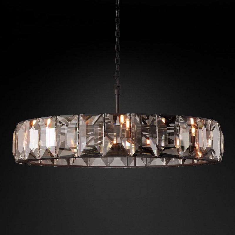 Harley Crystal Round Chandelier 60''