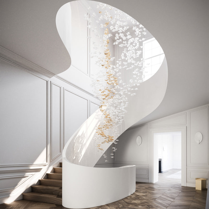 Tidal Art Glass Chandelier