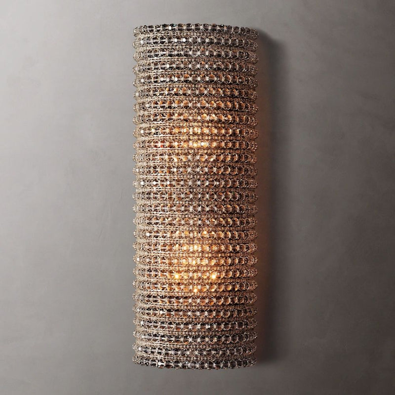 Halo Crystal Sconce 21"H