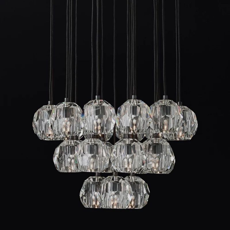 Crespo Round Cluster Chandelier 24''