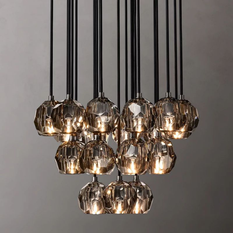 Crespo Round Cluster Chandelier 24''