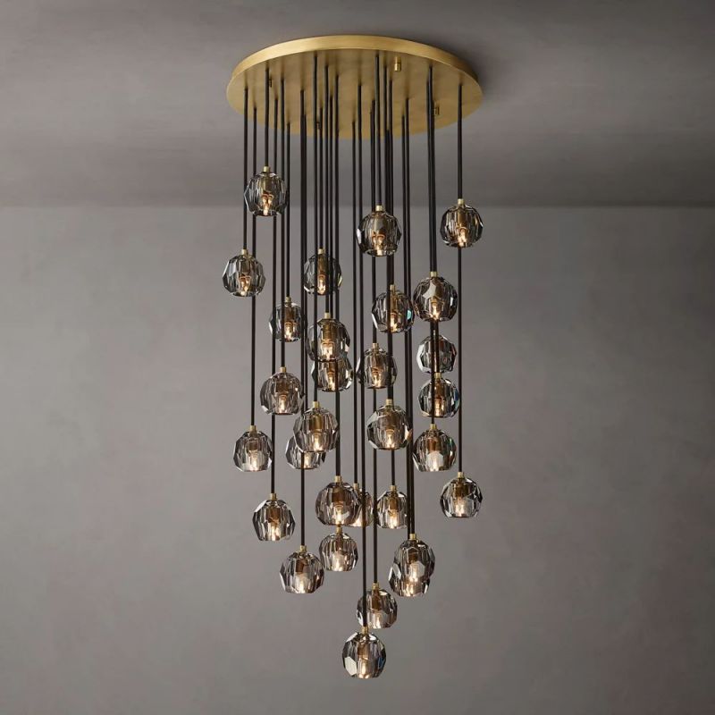 Crespo Round Cluster Chandelier 30''