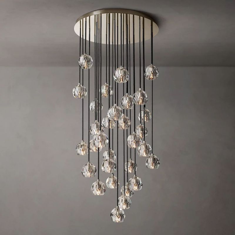 Crespo Round Cluster Chandelier 30''