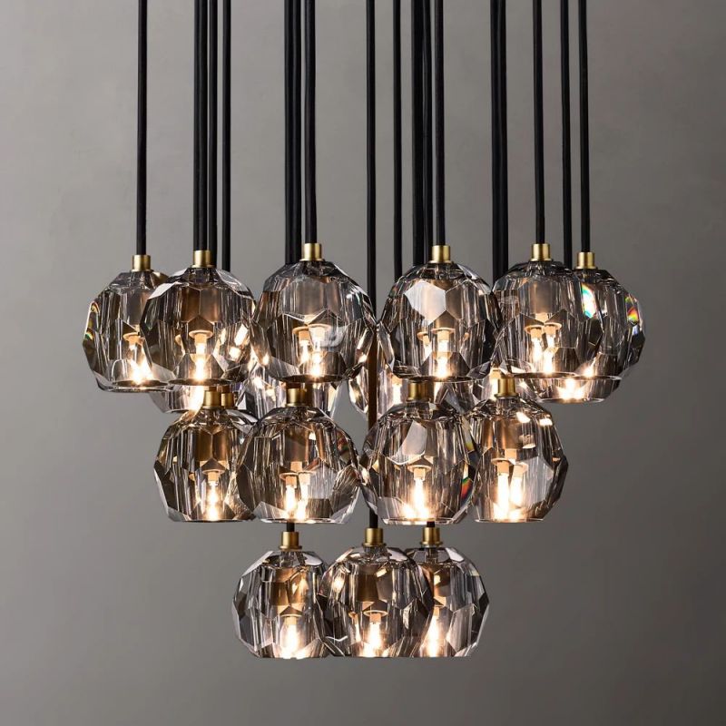 Crespo Round Cluster Chandelier 24''
