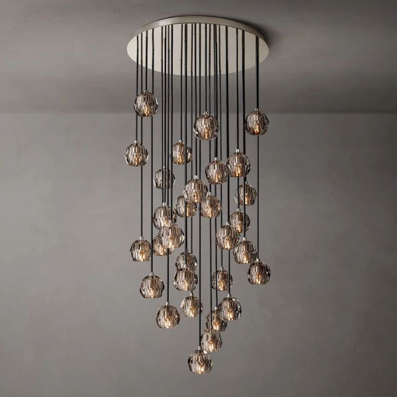 Crespo Round Cluster Chandelier 30''