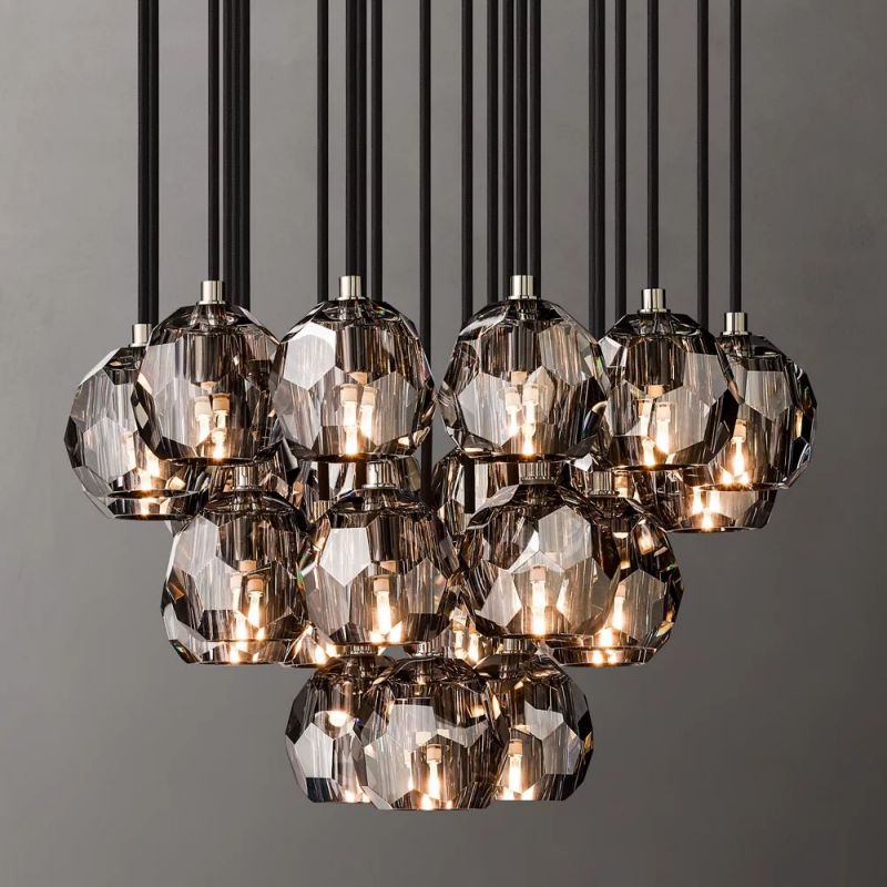 Crespo Round Cluster Chandelier 24''