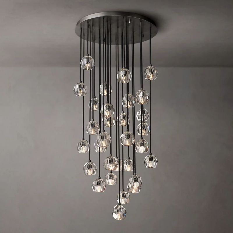 Crespo Round Cluster Chandelier 30''