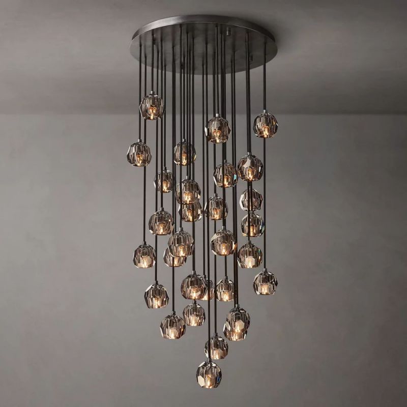 Crespo Round Cluster Chandelier 30''