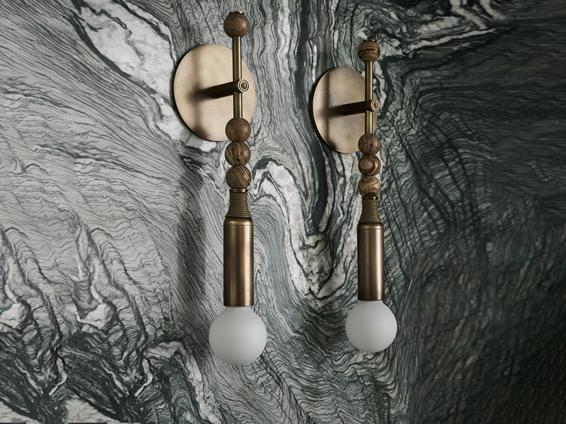 TALISMAN 1 SCONCE H19” x W5.5" x D4”