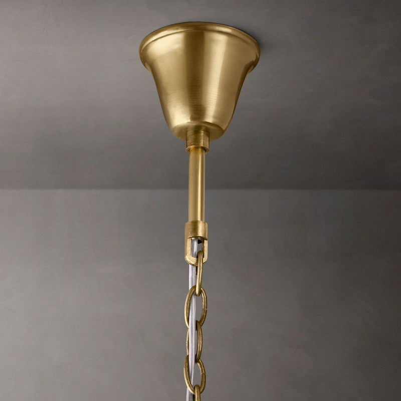 Ryan Tiered Round Triangular Crystal Chandelier 20"D