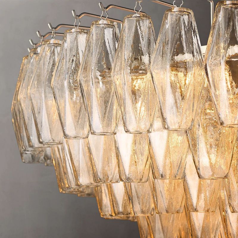 Tara Round Tiered Chandelier 62''D