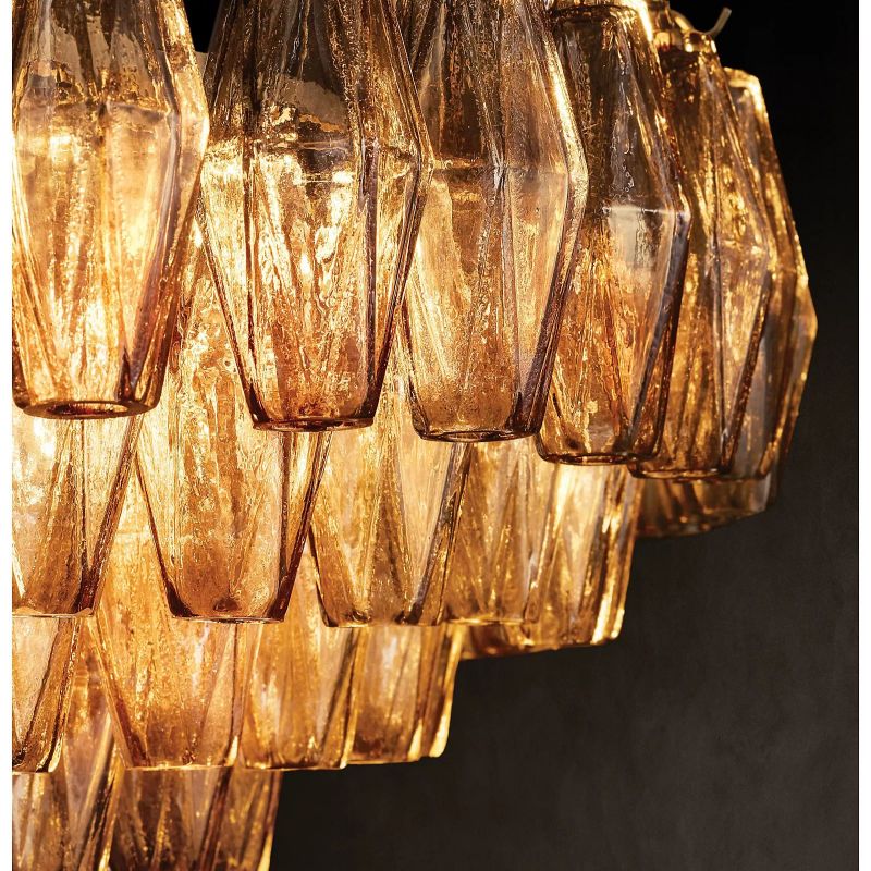 Tara Round Tiered Chandelier 62''D