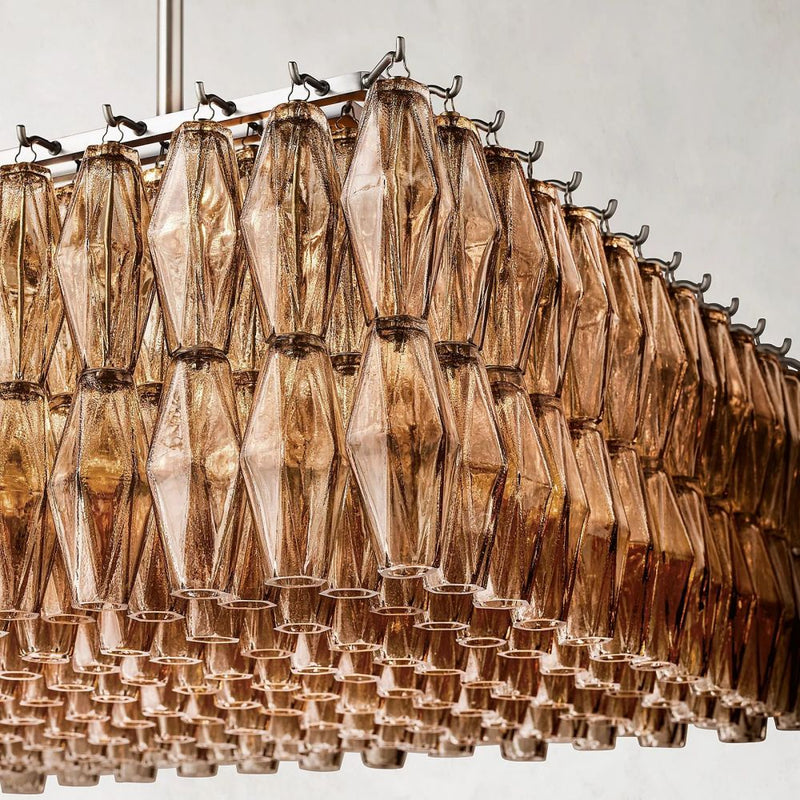 Tara Rectangle Single Chandelier 54''W