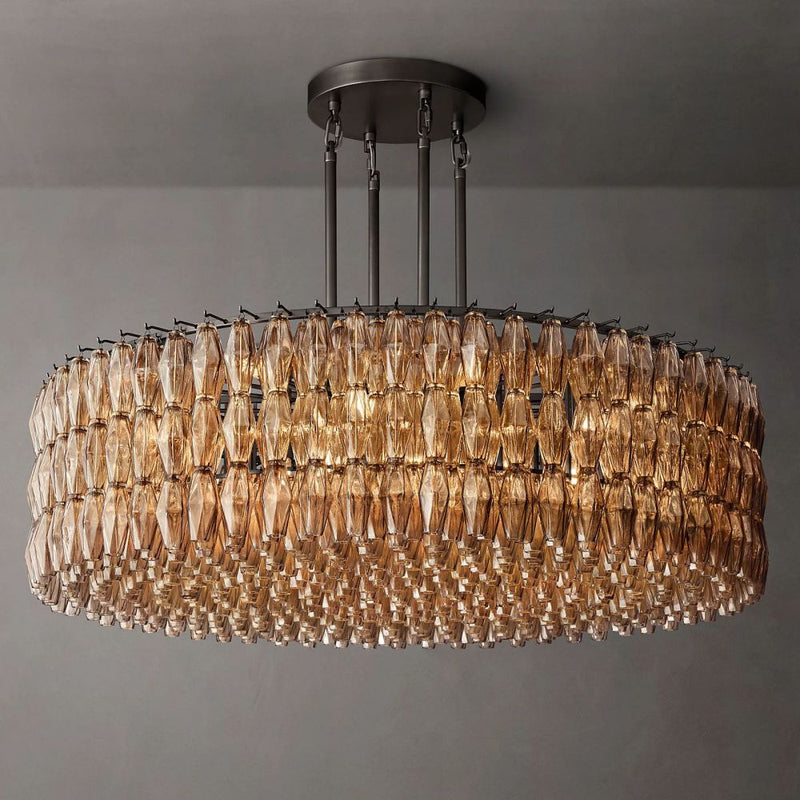Tara Round Chandelier 62''D